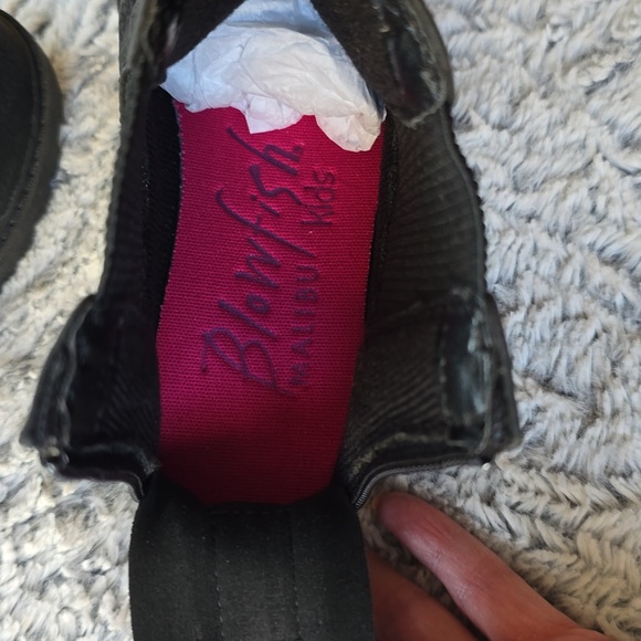 Blowfish Malibu Kids Girls Redsen-k Chelsea Boot, Black Saddlerock size 13 NWT - Picture 6 of 8